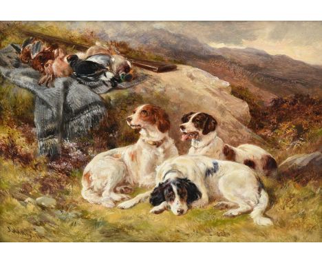 James Hardy Jnr. (1832-1897)"In Charge"Signed and dated (18)86, oil on panel, 16.5cm by 24.5cm Provenance: A Private Estate, 