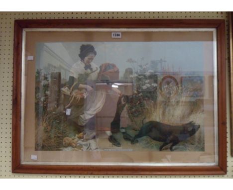 A framed large format coloured print entitled An Irish Obstructionist