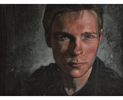 Joe Simpson (Contemporary)Portrait of a Boyoil on canvas, 76cm x 101cm