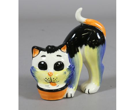 A Lorna Bailey ceramic Limited Edition of Milky The Cat '1/1 in this colourway'.
