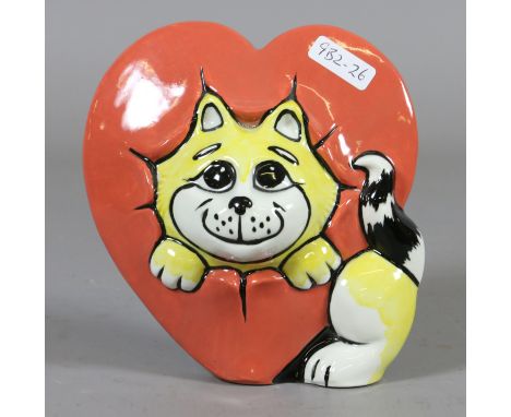 A Lorna Bailey ceramic Sweetheart cat.
