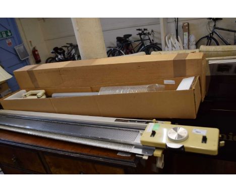 Two knitting machines to include Imperial Knitmaster Model 120, boxed together with another Knitmaster Model SRP-50