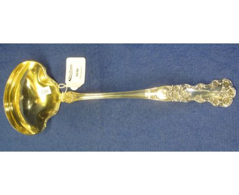 Sterling silver floral and scroll design ladle.(B.P. 24% incl. VAT)