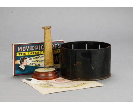 Optical Novelties, transforming ‘Living Picture’ portrait of man, similar of lady, Children’s Newspaper novelty of jazz music
