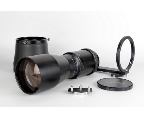 A Mamiya RZ67 Pro II Sekor Z f/8 500mm Lens, black, serial no. 10465, body, G-VG, shutter working, elements, G, some fungus t
