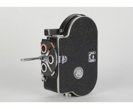 A Bolex H8 Reflex Cine Camera, serial no. 186527, with Kern Yvar f/1.9 13mm, Kern Pizar AR f/1.9 55mm and Kern Yvar AR f/2.8 