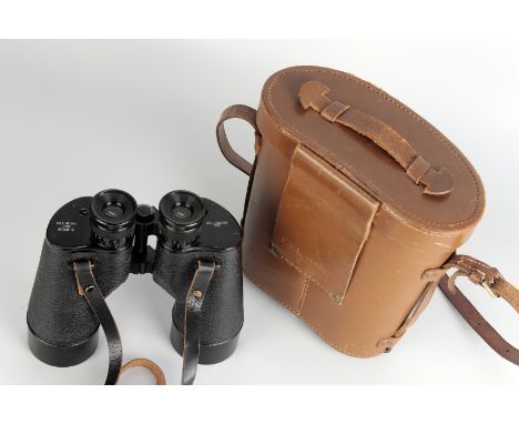 A Pair of R.E.L Canada C.G.B. 40 M.A. 7x50 Binoculars, serial no. 9728-C, with board arrow to barrels, body, VG, elements, G-