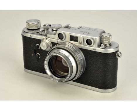 A Reid & Sigrist Reid IIIa Rangefinder Camera, chrome, serial no. 2727, with Taylor Hobson Anastigmat f/2 2” lens, chrome, se