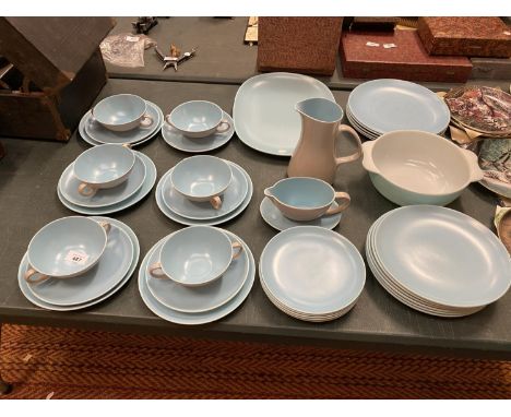 A QUANTITY OF POOLE POTTERY 