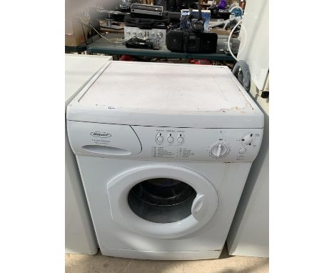 A HOTPOINT FIRST EDITION WMA13 WASHING MACHINE, BELIEVED IN WORKING ORDER, NO WARRANTY 