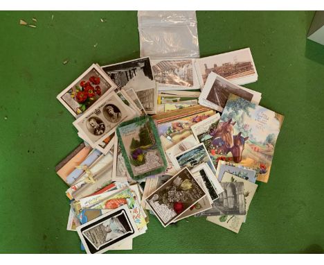 A COLLECTION OF VARIOUS VINTAGE CARDS AND POSTCARDS 