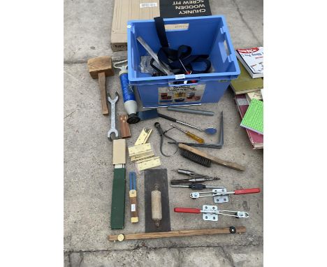 VARIOUS TOOLS - MORTISE BITS, GAUGES ETC 