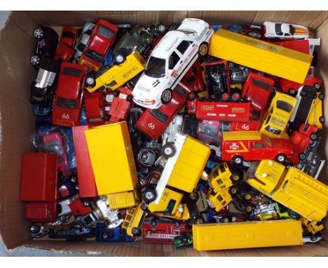 Corgi, Matchbox and Hot Wheels - in excess of 100 unboxed diecast vehicles predominantly Hot Wheels but also includes Schabak