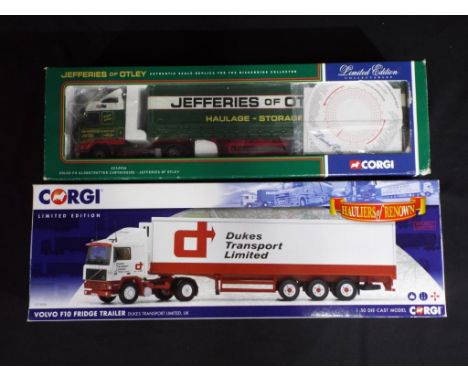 Diecast - two 1:50 Corgi scale trucks in original boxes, comprising CC12416 and CC15506, items appear to be in near mint to m