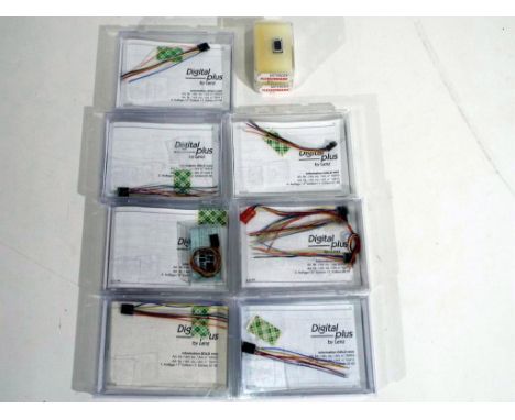 Model Railways - Lenz, Fleischmann - a good lot of boxed N gauge DCC sound equipment and accessories to include Lenz Digital 