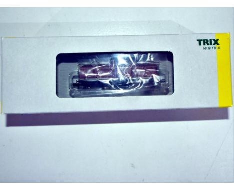 Model Railways - Minitrix - a boxed N gauge DCC diesel locomotive by Minitrix, model number 16121, item appears mint in mint 