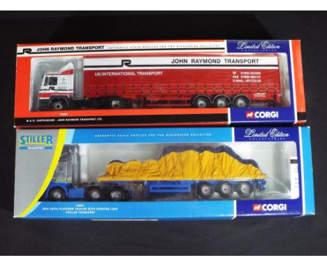 Diecast - two Corgi 1:50 scale trucks comprising 75807 and 76801, trucks appear to be in near mint to mint condition in excel