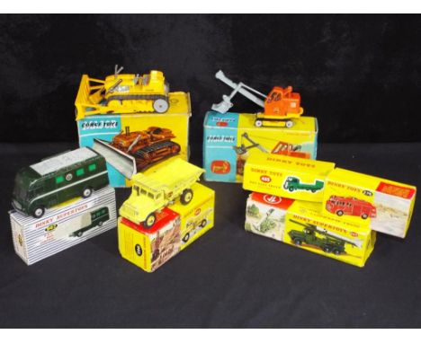 Diecast - Corgi, Dinky - a collection of four boxed diecast vehicles and three empty Dinky boxes, lot includes Dinky 967 BBC 