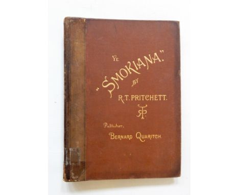 Pritchett, R T "Ye Smokiana", publ Bernard Quaritch, facsimile of handwritten and drawn notes and ills, pages numbered, origi