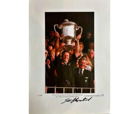 Sean Fitzpatrick signed limited edition print with signing photo Sean Fitzpatrick is widely regarded as one of the greatest p