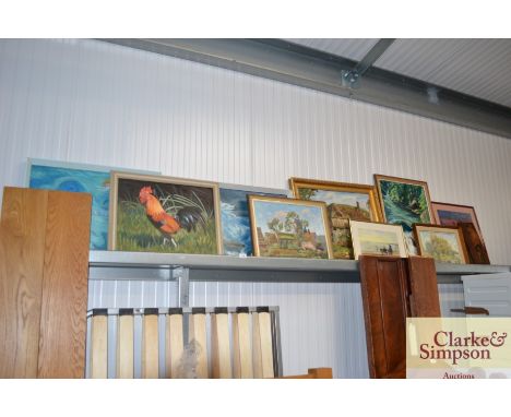 A large quantity of various pictures and prints