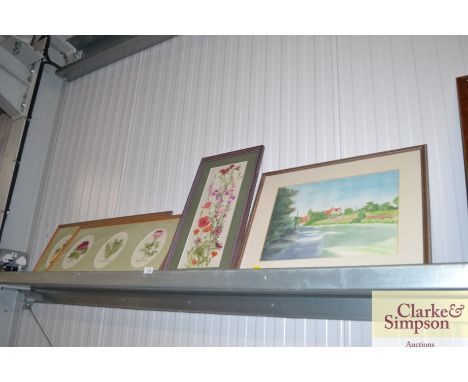 A quantity of various pictures and prints