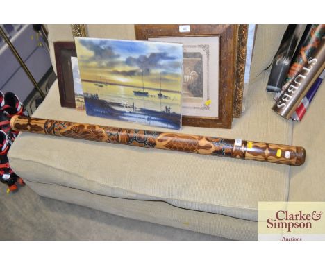 A didgeridoo