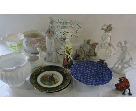 Selection of ceramics inc Spode & Lladro (af)