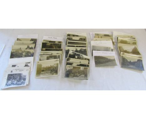 David N Robinson collection - approximately 100 Lincolnshire postcards relating to Louth Flood 1920 by Harnson Lincoln, Yorks