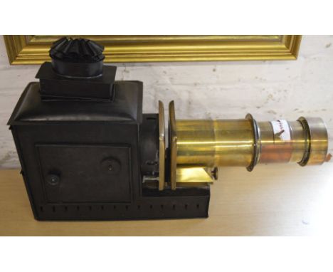 A magic lantern with Dallmeyer lens