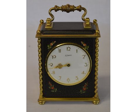 A 'Le Castel' carriage/mantle clock