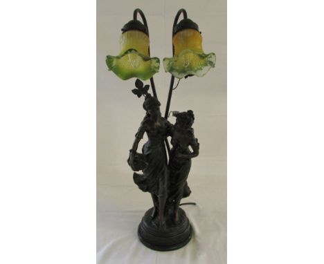 Figural table lamp H 64 cm