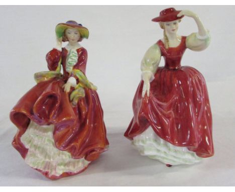 2 Royal Doulton figurines 'Buttercup' HN2399 and 'Top o' the hill' HN 1834