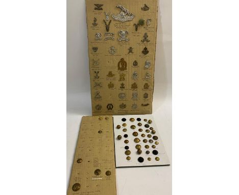 A COLLECTION OF INDIAN STATES MILITARY INSIGNIA. A collection of cap badges and similar to include a large Northern Scouts ba