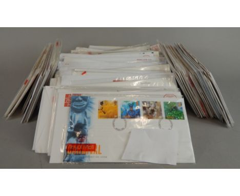 A large quantity of first day covers.
