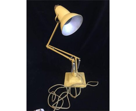An Angle poise lamp