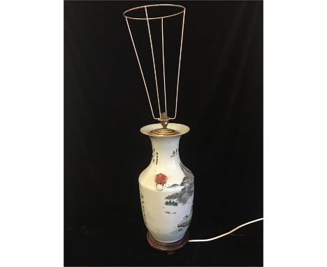 A Japanese lamp base (Rewiring needed)