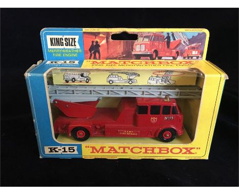 Matchbox Toys K-15 King Size Merryweather Fire Engine