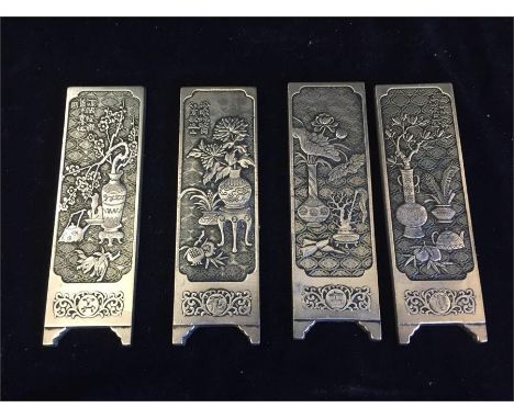 Four Chinese Manuscript weights
