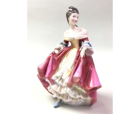 TWO ROYAL DOULTON FIGURES, ALONG WITH TWO NAO FIGURES AND COLLECTORS PLATES  the Doulton comprising Thinking of You and South