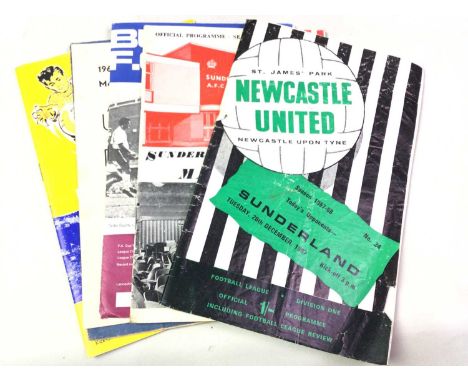 GROUP OF FOOTBALL PROGRAMMES, including Sunderland v Leicester, Sunderland v Leeds Utd, Torquay v Doncaster and many others, 