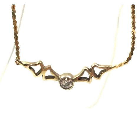 GOLD AND OPAL NECKLET, AND OTHERS  the opal necklet in nine carat gold, along with three further nine carat gold chains, a fo