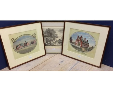 Colour print 'Eton school boys arch', & qty of prints 