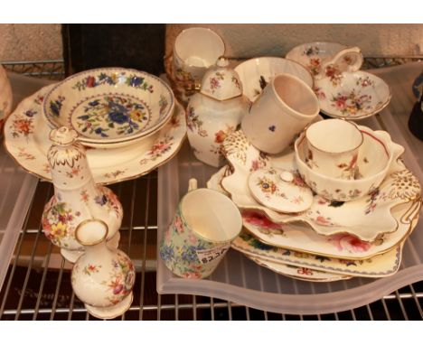 Mixed china including Hammersley, Wedgwood, Royal Doulton and Royal Albert
