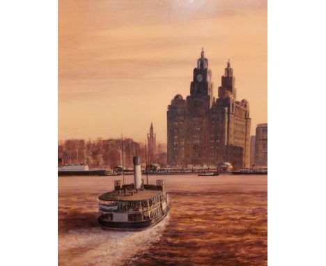 Graham Key framed and glazed print Friday Morning, signed in pencil, lower right, 42 x 35 cm