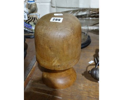     A Vintage Wooden Bowler Hat Stand                                               