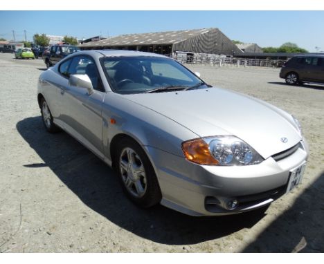 A 2003 Hyundai Coupe SE Motor Car. 1975cc Petrol Engine, Colour Silver. M.O.T Expires 17th May 2019. The Vehicle is Sold Toge