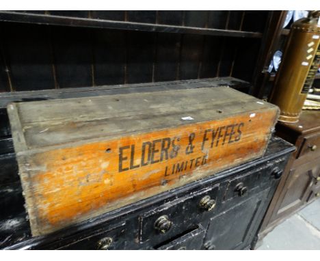     A Vintage Elders & Fyffes Pine Storage Box                                      