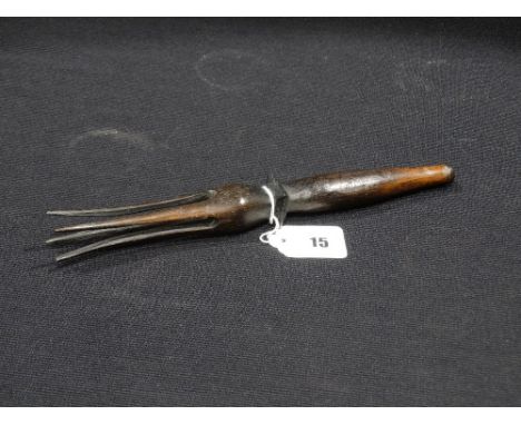      A Pacific Islands Wooden Fork                                                   