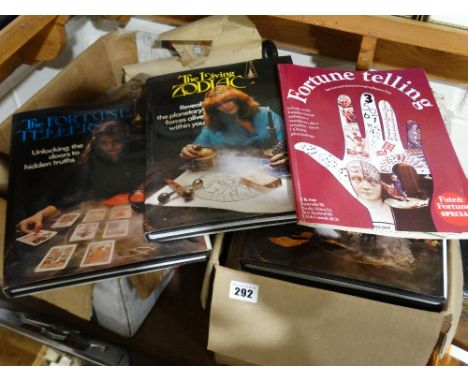     A Box Of Vintage Books, Relating To Wicca & Magic                               